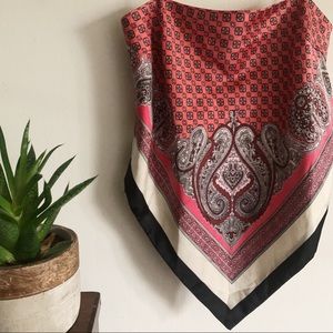 Zara pink bandana crop top